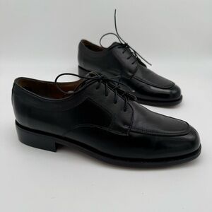 French Shriner Fargo Black Leather Oxford Size 10.5 M